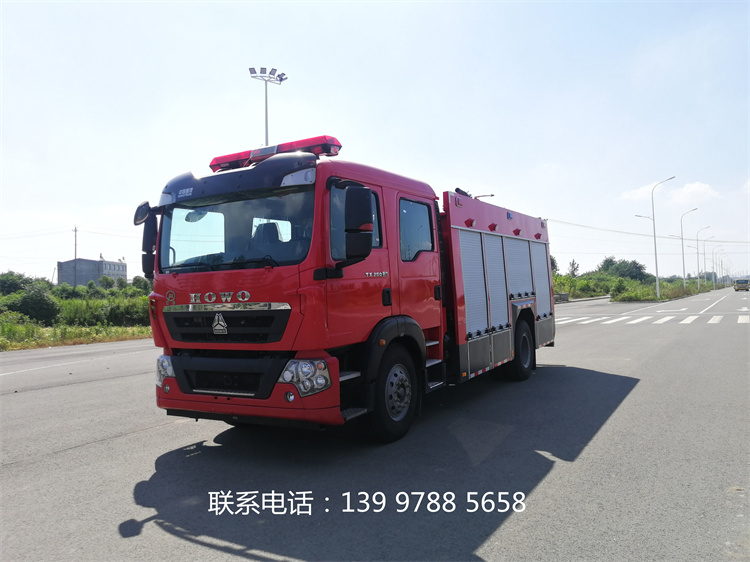 江特牌JDF5170GXFSG60型水罐消防車